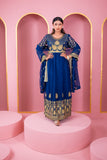 Ready-made Georgette Embroidered Party Lehenga