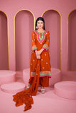 Ready-made Georgette Dollar and Embroidered Three-piece