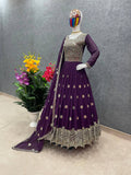 Ready-made Georgette Embroidered Party Dress