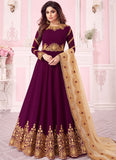 Ready-made Georgette Embroidered Party Dress