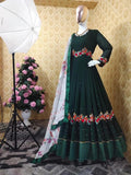 Ready-made Georgette Embroidered Party Dress
