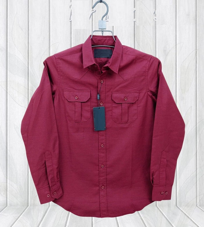 Premium Lap Seam Double Pocket Shirt