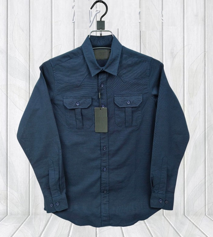 Premium Lap Seam Double Pocket Shirt
