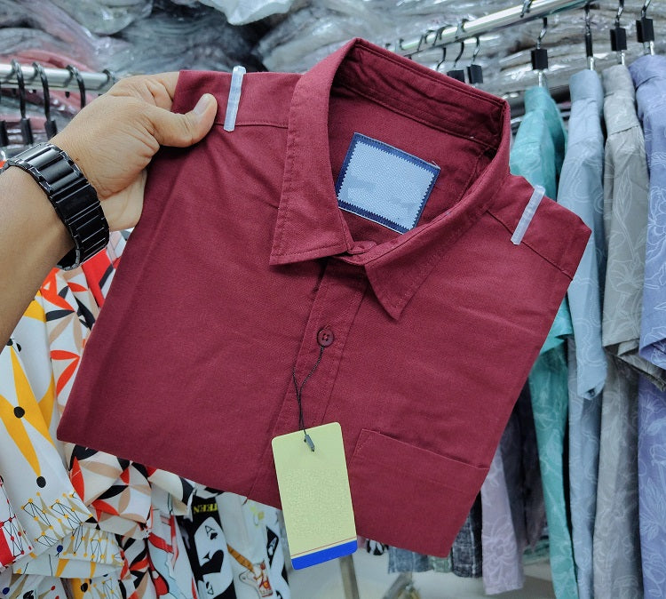 Premium Solid Shirt (Full Sleeve)