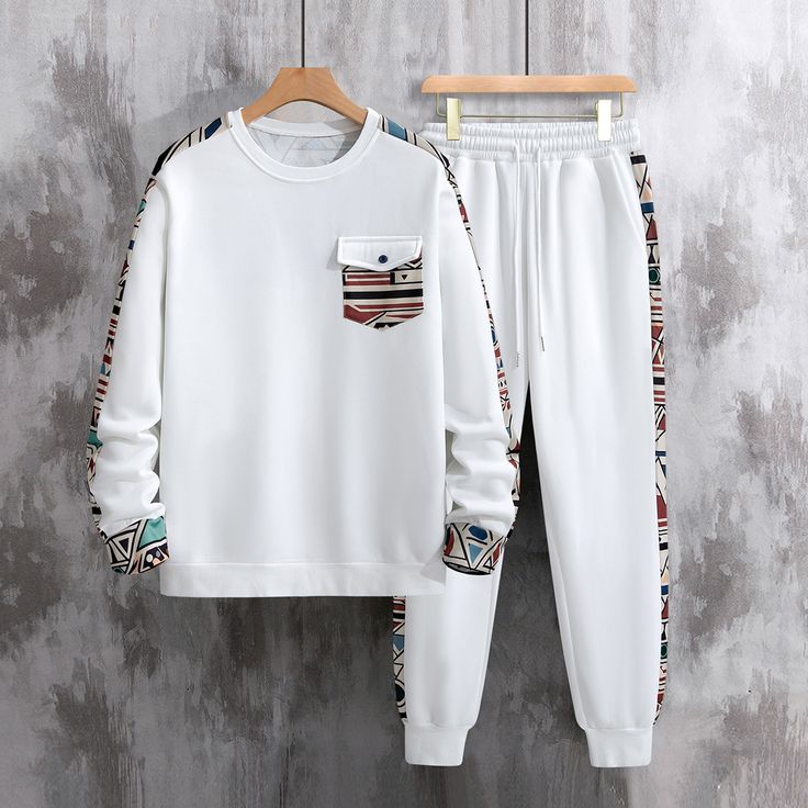 Cotton T-shirt and Trouser Set