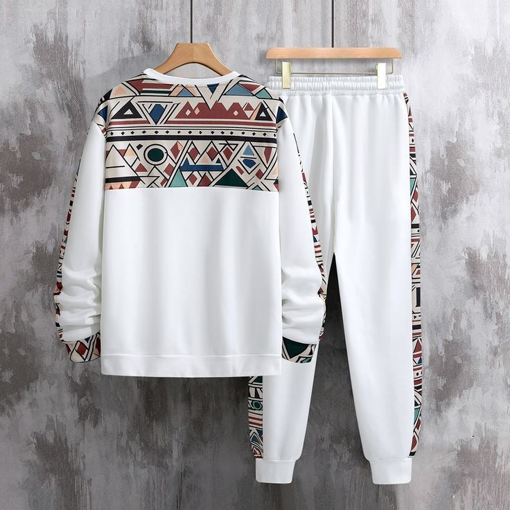 Cotton T-shirt and Trouser Set