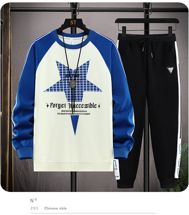 Cotton T-shirt and Trouser Set