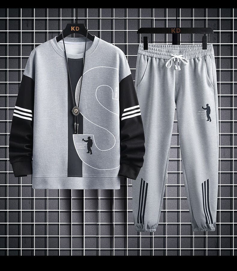 Cotton T-shirt and Trouser Set