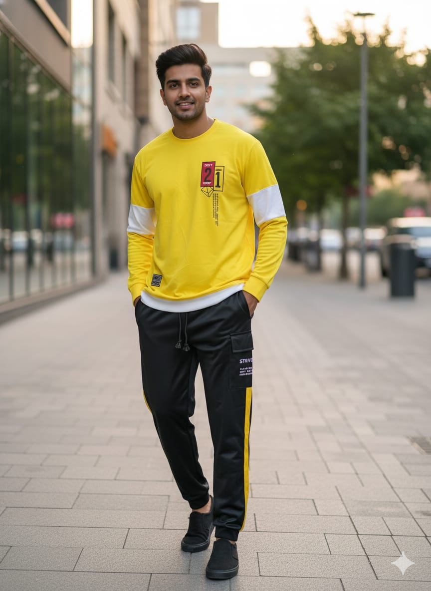 Full Sleeve T-shirt and Trouser Set