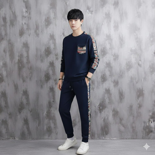 Cotton T-shirt and Trouser Set