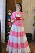 Stylish Skirt and T-Shirt Set