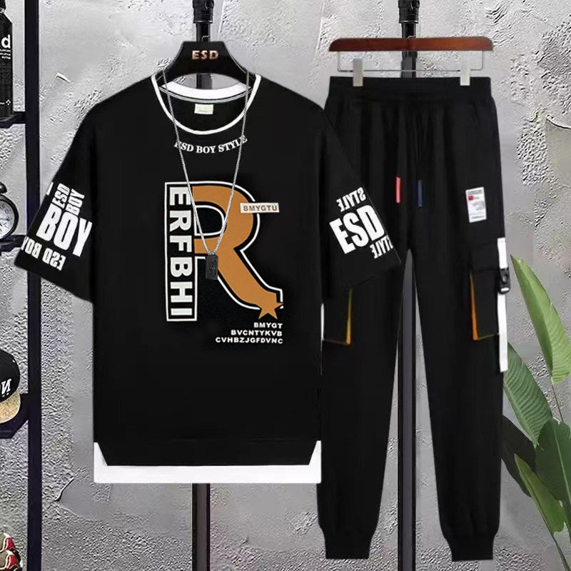 Half Sleeve T-Shirt &amp; Trouser Set