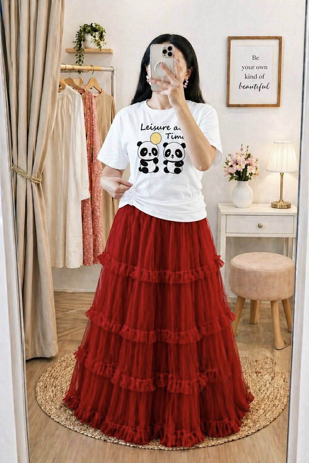 T-shirts and Skirt Set