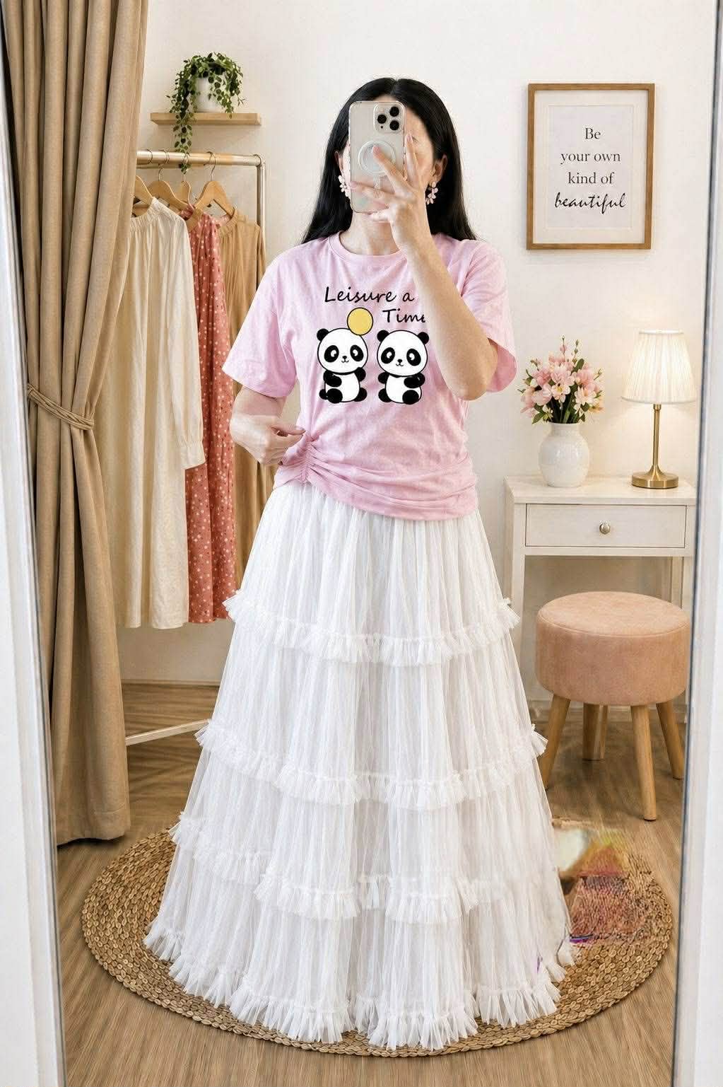 T-shirts and Skirt Set
