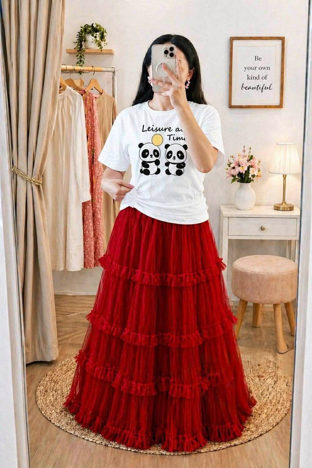 T-shirts and Skirt Set