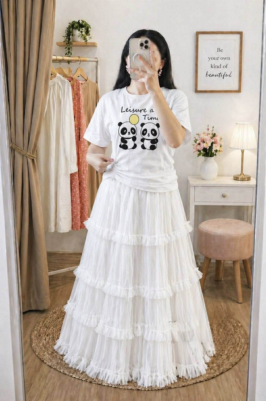 T-shirts and Skirt Set