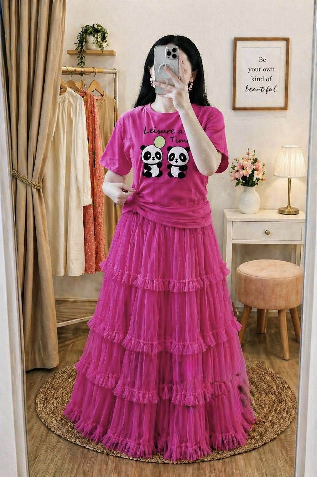 T-shirts and Skirt Set