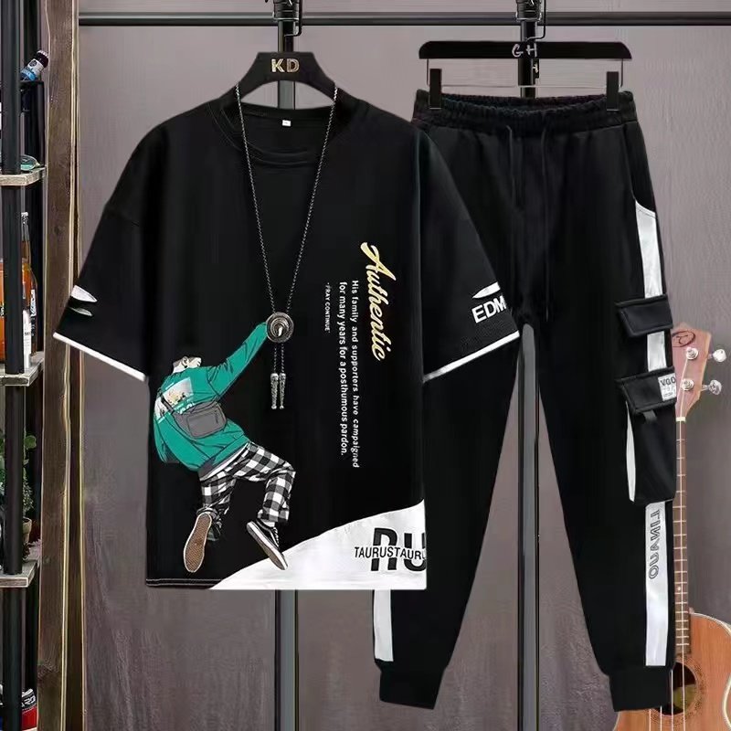Half Sleeve T-Shirt &amp; Trouser Set
