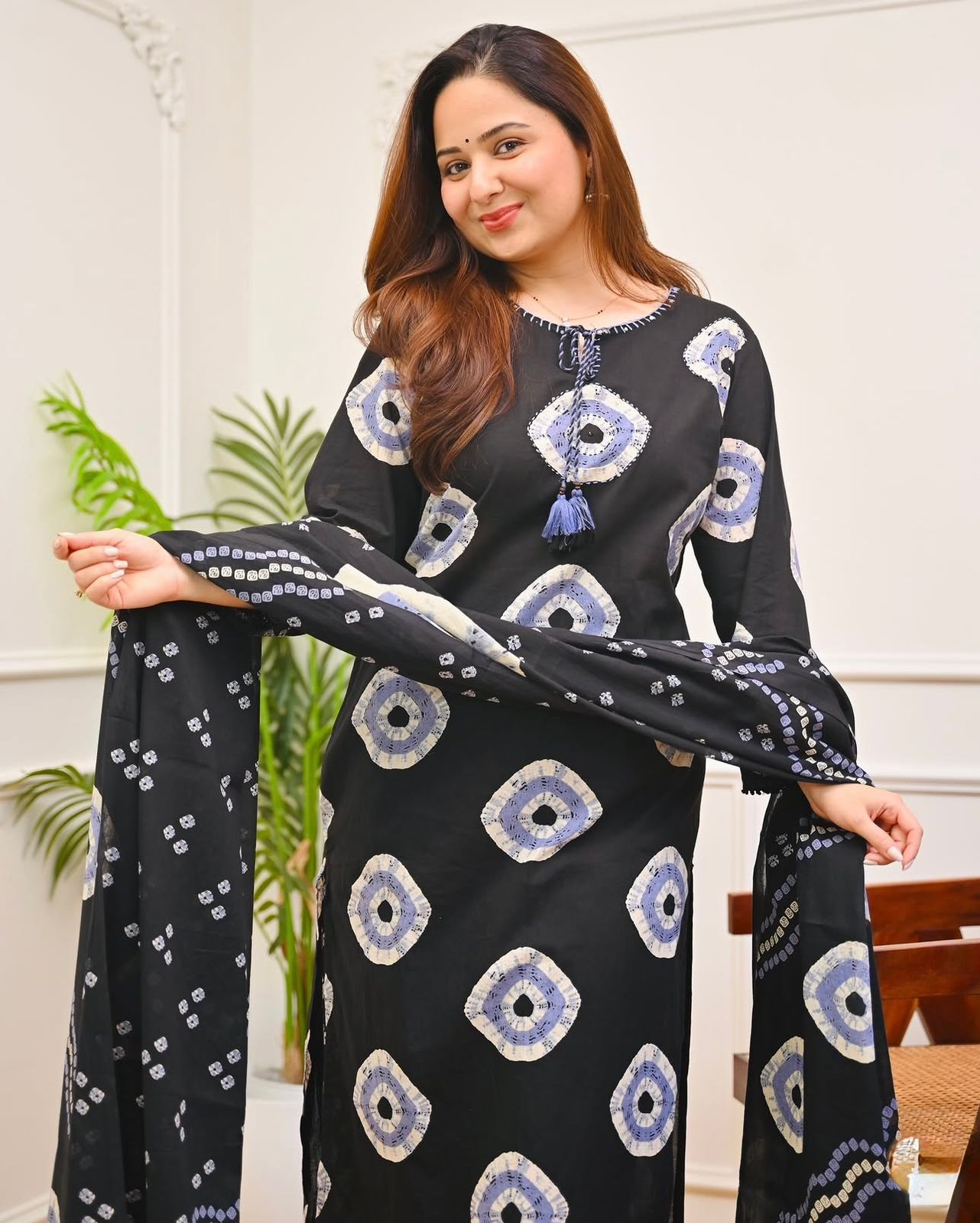Cunri Print Three Piece