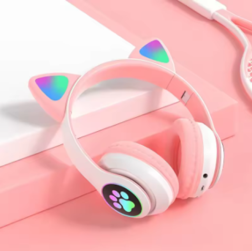 Bluetooth Wireless Cat Ear Headphones