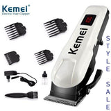 Kemei KM-809A রিচার্জেবল প্রফেশনাল ইলেকট্রিক হেয়ার ক্লিপার ইলেকট্রিক হেয়ার ট্রিমার, রেজার রানটাইম: ১২০ মিনিট ট্রিমার