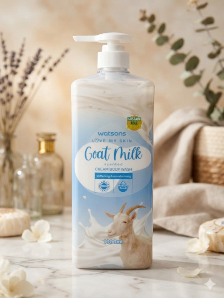 Watsons Milk Flavor Scented Cream Body Wash