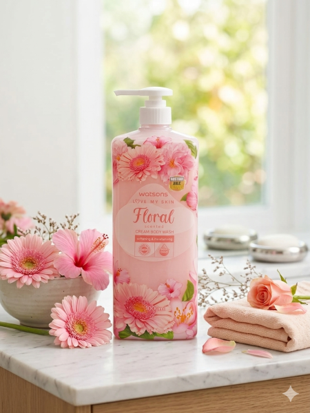 Watson Floral Scented Cream Body Wash
